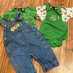 John Deere Green and Blue Kids Matching Set